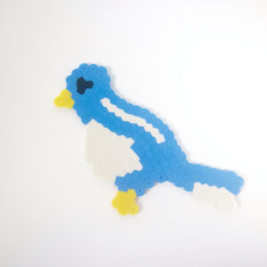 Maritime Craft for Kids - Melting Beads Seagull Picture
